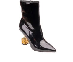 Women's Lady Couture Crown Heeled Booties