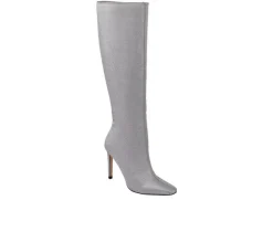 Women's Lady Couture Diamond Knee High Stiletto Boots