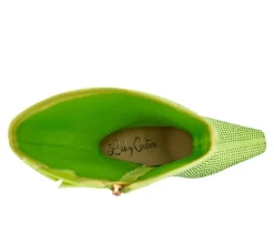 Women's Lady Couture Diamond Knee High Stiletto Boots