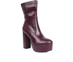 Women's London Rag Big Six Platform Heeled Booties