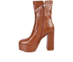 Women's London Rag Big Six Platform Heeled Booties