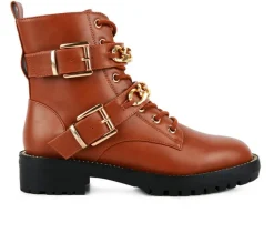 Women's London Rag Billy Combat Boots