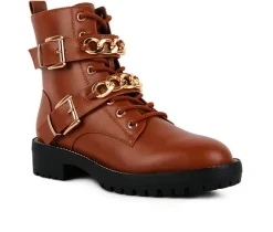 Women's London Rag Billy Combat Boots