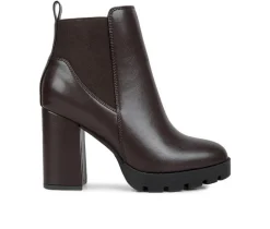 Women's London Rag Bolt Block Heel Chelsea Booties