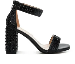 Women's London Rag Cady Rhinestones Dress Sandals