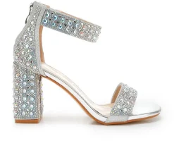 Women's London Rag Cady Rhinestones Dress Sandals