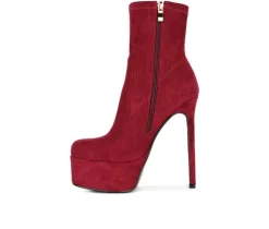 Women's London Rag Clubbing Platform Stiletto Booties