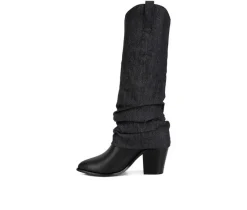 Women's London Rag Fab Cowboy Knee High Boots