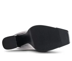 Women's London Rag Flower Blade Block Heel Booties