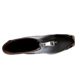 Women's London Rag Flower Blade Block Heel Booties