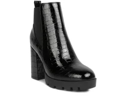 Women's London Rag Fox Block Heel Booties