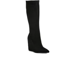 Women's London Rag Gladol Knee High Wedge Boots