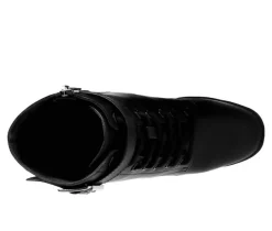 Women's London Rag Grahams Platform Heeled Combat Boots