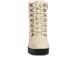 Women's London Rag Hamiltons Platform Heeled Combat Boots