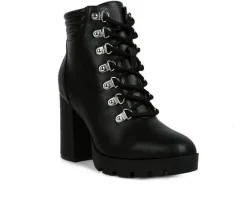 Women's London Rag Hamiltons Platform Heeled Combat Boots
