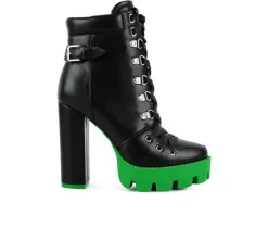 Women's London Rag Larch Lace Up Platform Booties