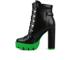 Women's London Rag Larch Lace Up Platform Booties