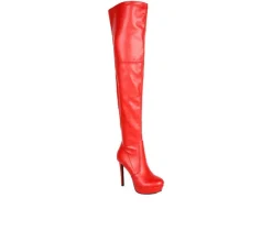 Women's London Rag Marvelettes Over The Knee Stiletto Boots