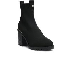 Women's London Rag Medusa Block Heel Booties