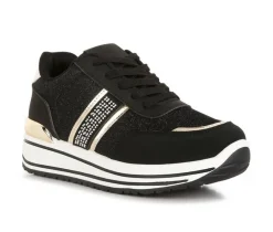 Women's London Rag Metallic Panel Platform Sneakers