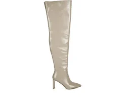 Women's London Rag Minkles Over The Knee Heeled Boots