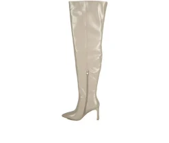 Women's London Rag Minkles Over The Knee Heeled Boots