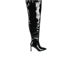 Women's London Rag Minkles Over The Knee Heeled Boots