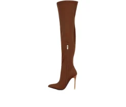 Women's London Rag No Calm Over The Knee Stiletto Boots