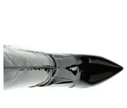 Women's London Rag Noire Block Heel Knee High Boots