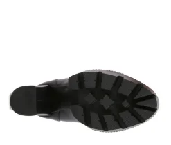 Women's London Rag Pines Lace Up Heeled Platform Boots