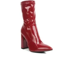 Women's London Rag Pluto Mid Calf Heeled Booties