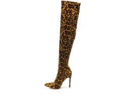 Women's London Rag Pokey Over The Knee Heeled Boots