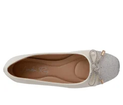 Women's London Rag Rhinestone Toe Cap Flats