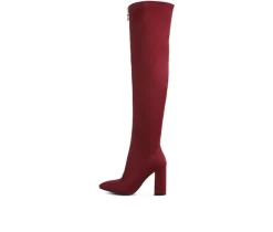 Women's London Rag Ronettes Over The Knee Heeled Boots
