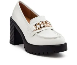 Women's London Rag Sachs Platform Heeled Loafers