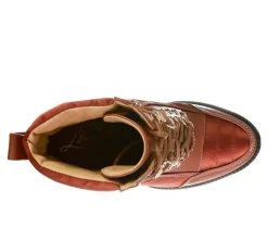 Women's London Rag Scotch Lace Up Heeled Booties