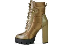 Women's London Rag Scotch Lace Up Heeled Booties