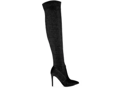 Women's London Rag Tigerlily Over The Knee Stiletto Boots