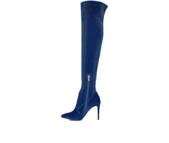 Women's London Rag Tigerlily Over The Knee Stiletto Boots