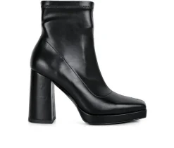 Women's London Rag Tintin Block Heel Booties