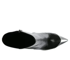 Women's London Rag Twitch Mid Calf Stiletto Booties