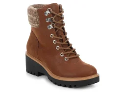 Women's MIA Georgiy Combat Block-Heeled Boots
