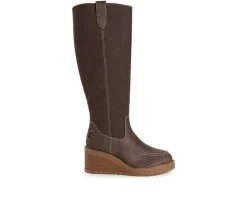 Women's MUK LUKS Sloane Knee High Wedge Boots