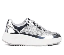 Women's New York and Company Tana Wedge Platform Sneakers