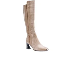 Women's Ninety Union London Knee High Heeled Boots