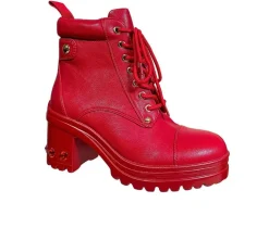 Women's Ninety Union Thunder Heeled Combat Boots