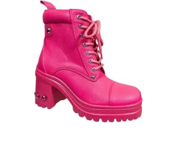 Women's Ninety Union Thunder Heeled Combat Boots