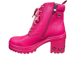 Women's Ninety Union Thunder Heeled Combat Boots