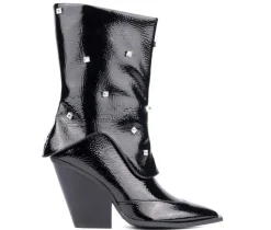 Women's Olivia Miller Bling Mid Calf Booties