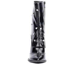 Women's Olivia Miller Bling Mid Calf Booties